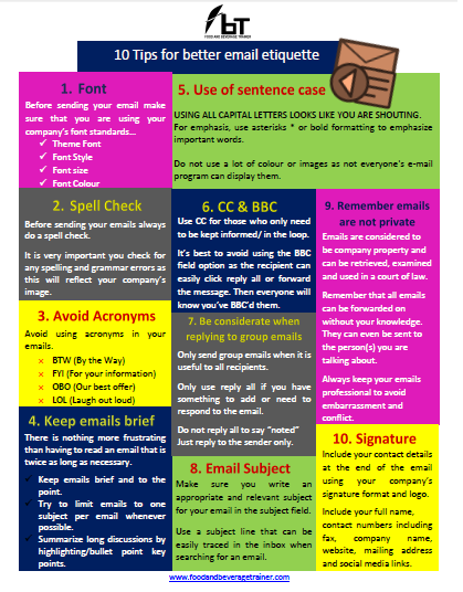 101 email etiquette tips pdf