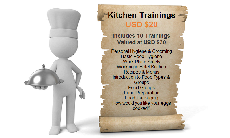 New “Kitchen Trainings”