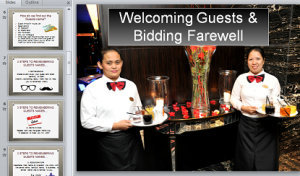 Welcoming and Bidding Farewell (1) 